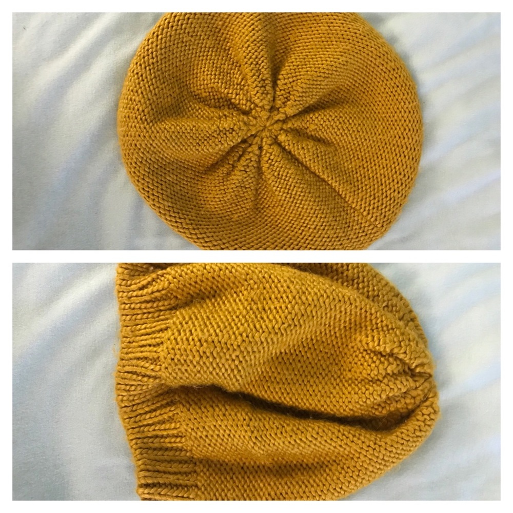Yellow beanie